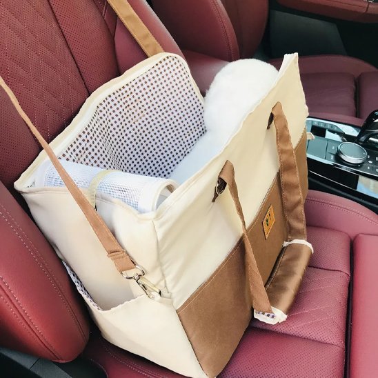 Intérieur doux confortable et sécurisé du sac de transport pour petit chien