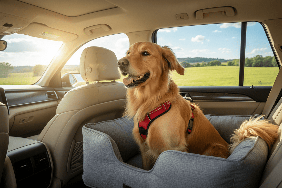 Road Trip avec Toutou : 5 Essentiels pour Voyager en Voiture sans Stress (ni Poils Partout!)