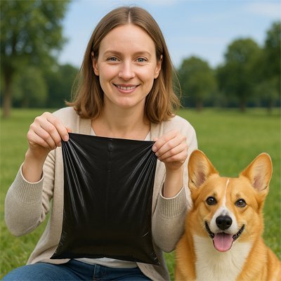 Sacs à crottes pour chien biodégradables parfumés et éco-résistants Chienchou