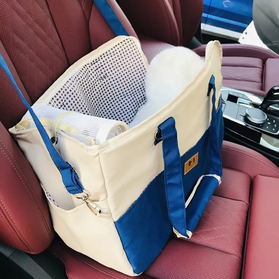 Sac de transport confortable pour chien avec ouvertures respirantes
