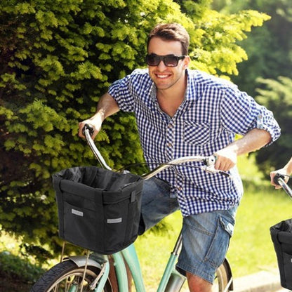 Système de fixation stable du panier sur le vélo