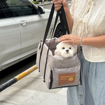 Poignées et bandoulière du sac de transport TravelPaws 